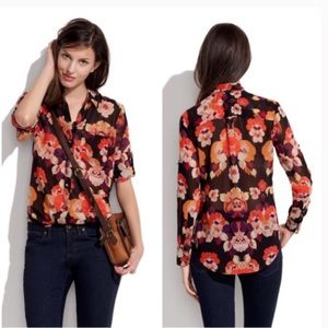 Madewell Mirror Flower Boyshirt